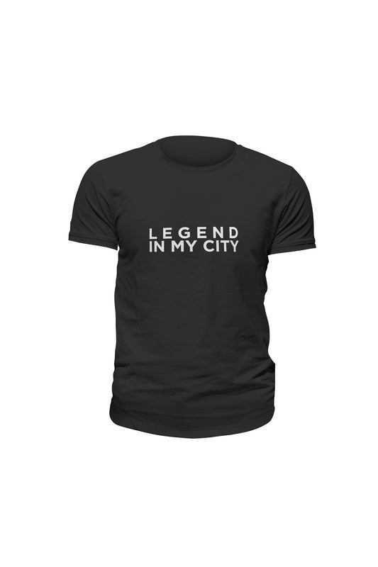 TMV Legend in My City Short Sleeve Black T-Shirt.